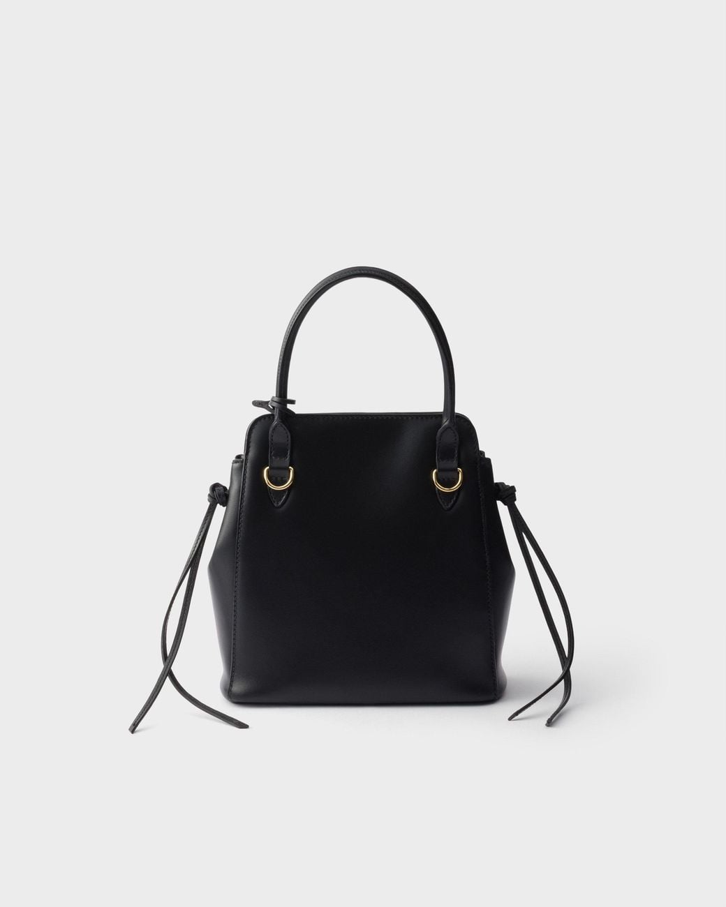 Prada Black Carry Mini Leather Handbag