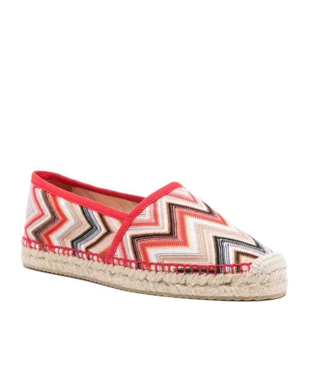 Missoni Red Zigzag Espadrilles