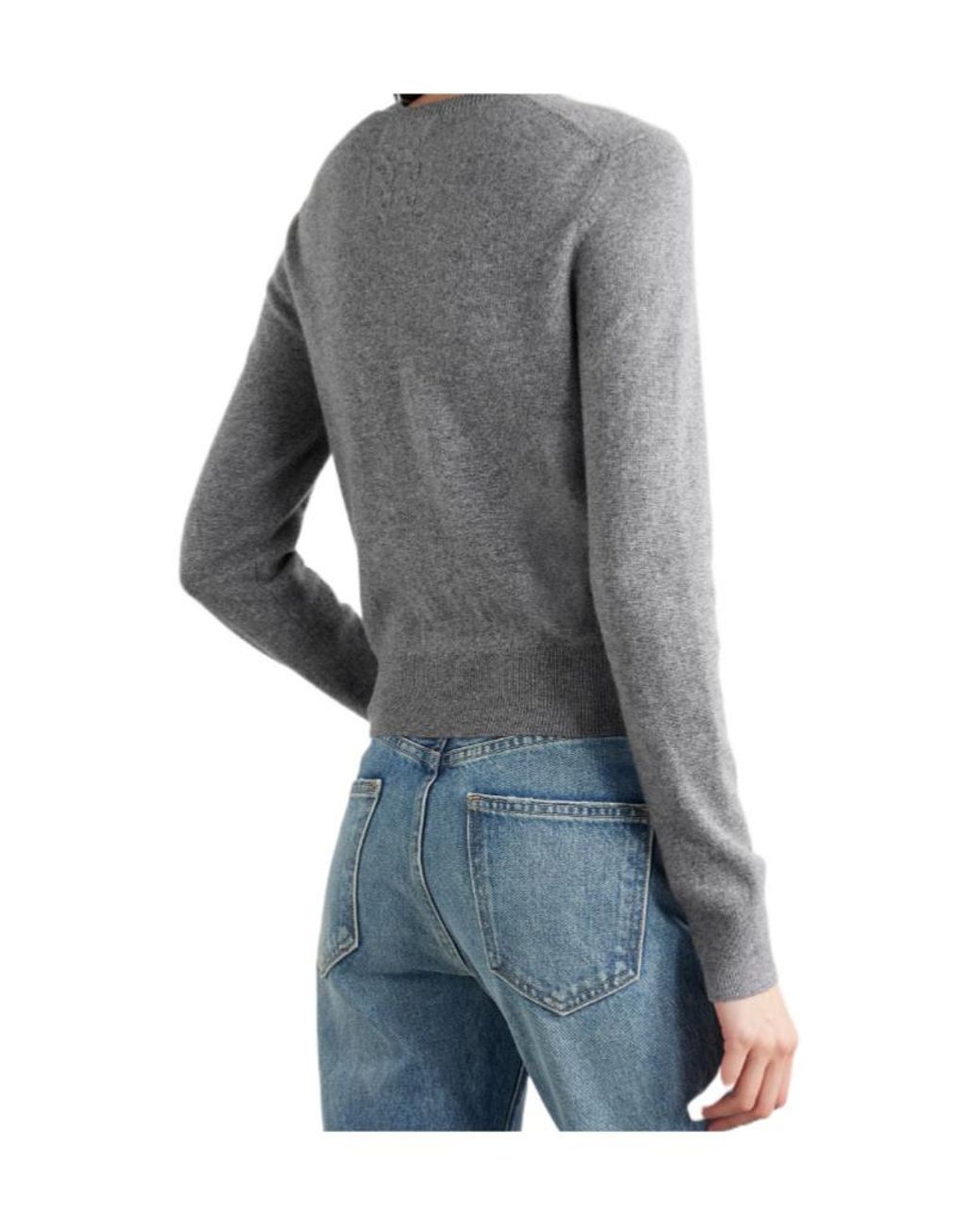 Nili Lotan Gray March Cashmere Cardigan