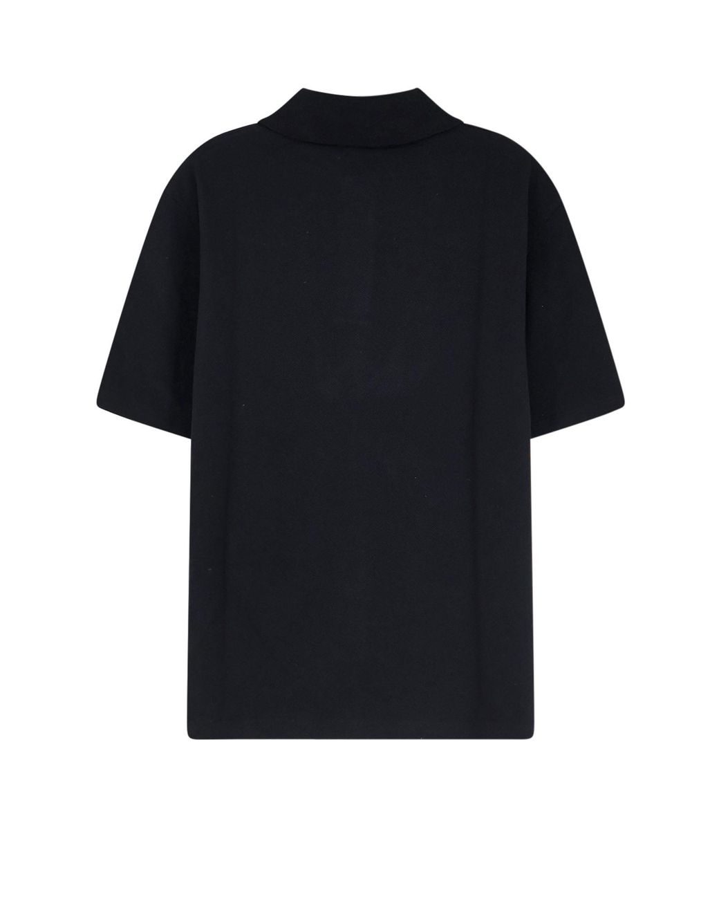 Loewe Black Anagram-Embroidered Polo Shirt for men