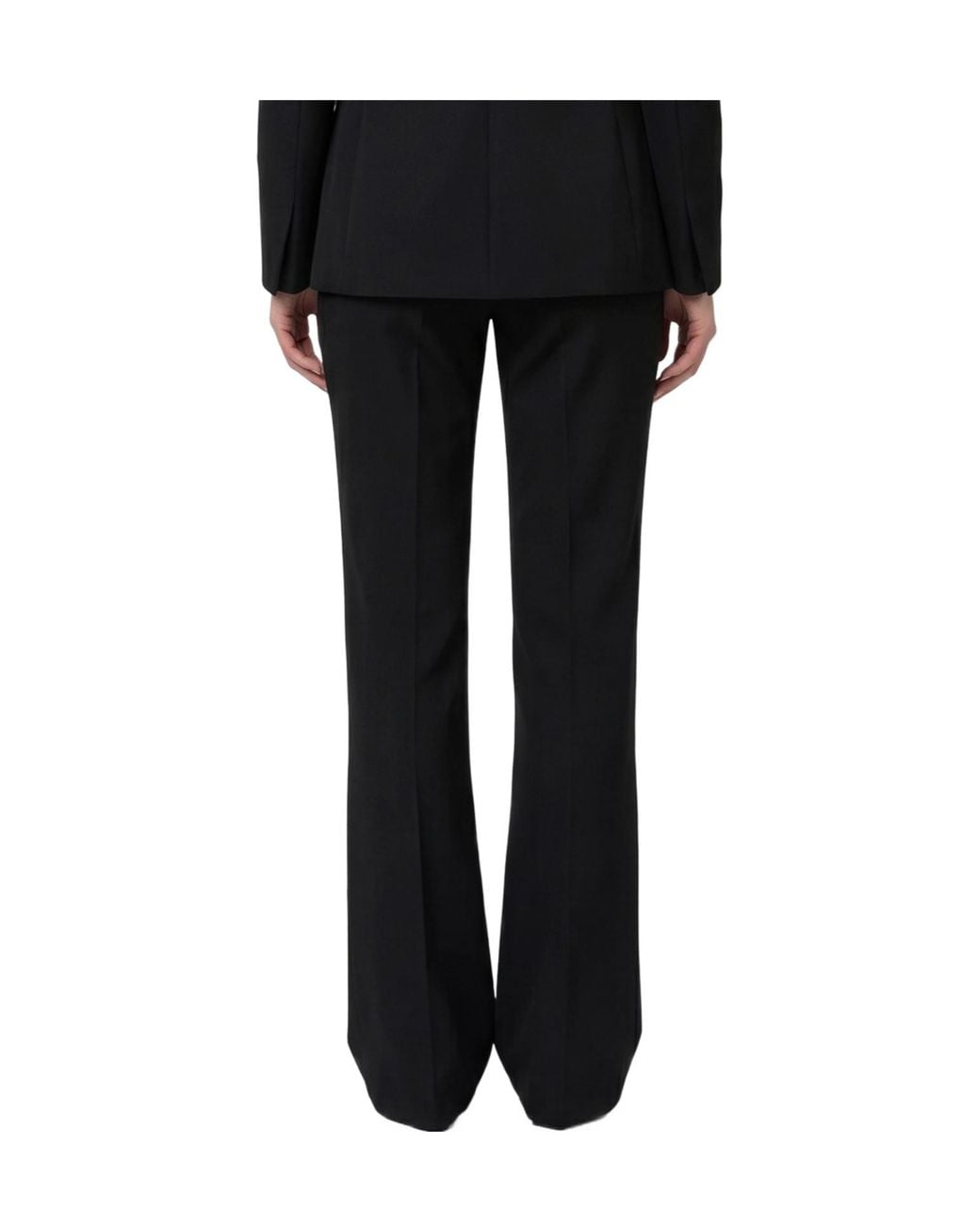 The Attico Black The Sash Detail Tuxedo Pants