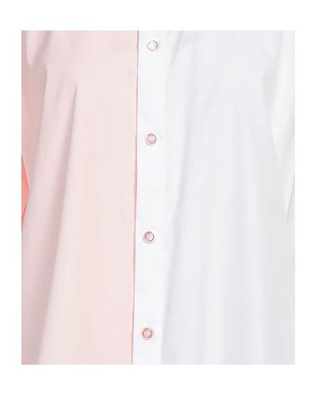 Marni Pink Two-Tone Long Sleeve Blouse