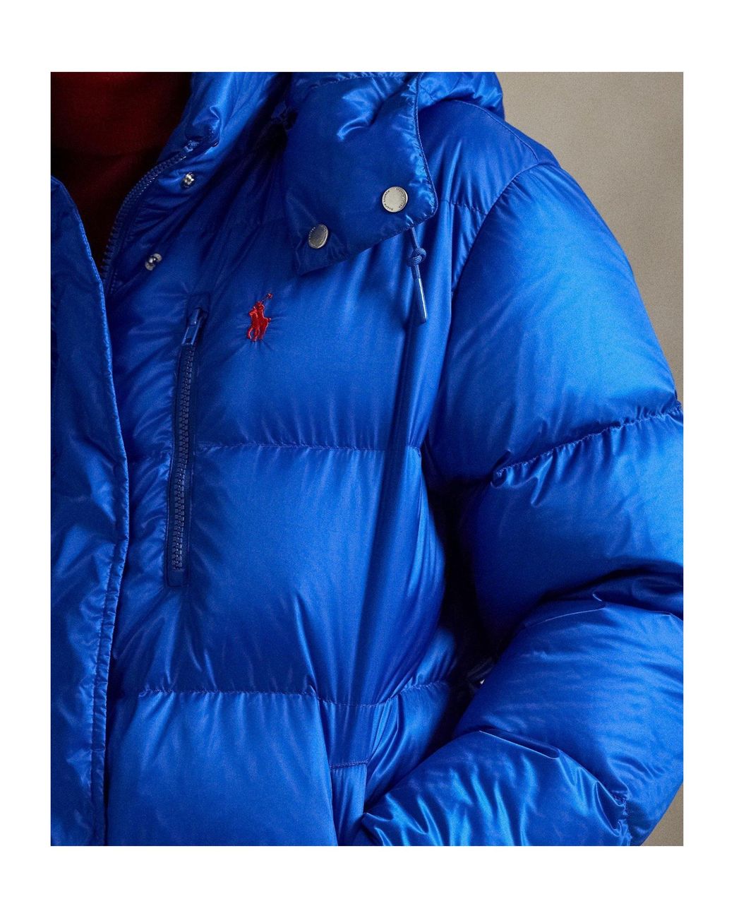 Polo Ralph Lauren Blue Carly Puffer Jacket