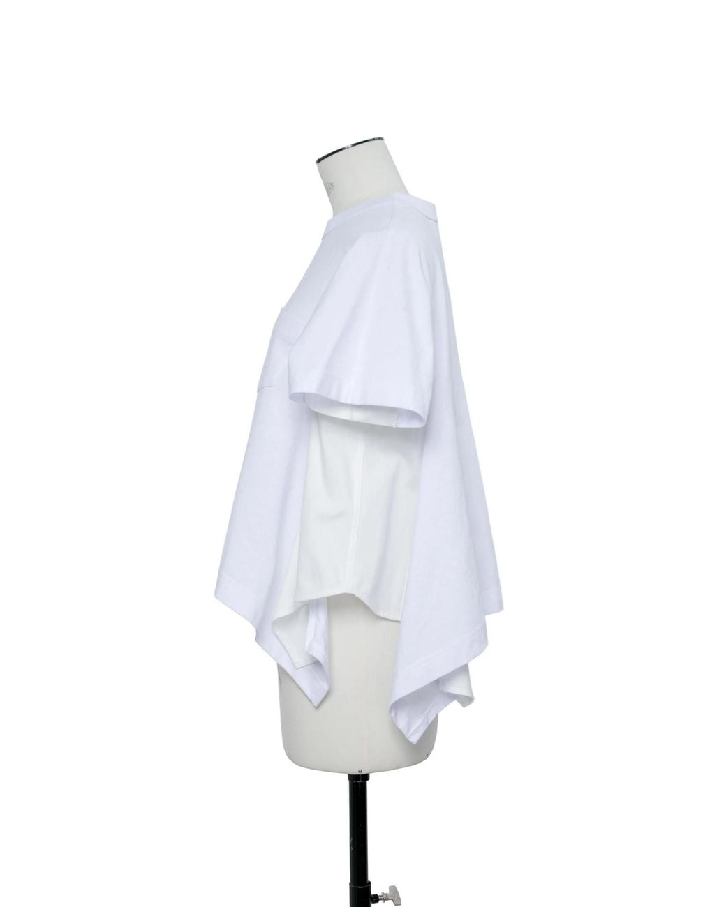 Sacai White Cotton T-Shirt