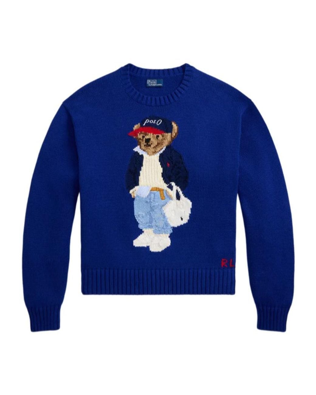 Polo Ralph Lauren Blue Round-Neck Knitwear