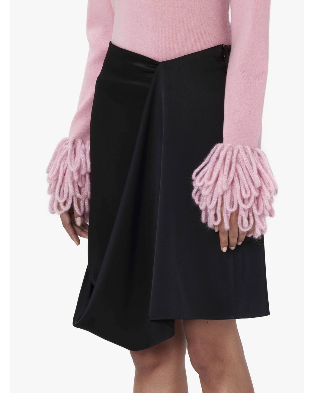 J.W. Anderson Black Jw Anderson Draped Skirt