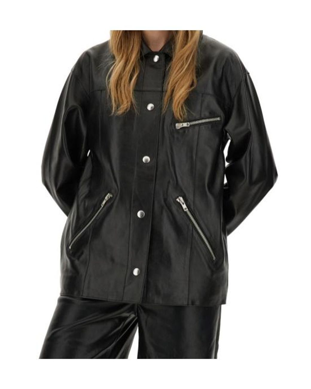 STAND Black Long-Sleeved Casual Jacket