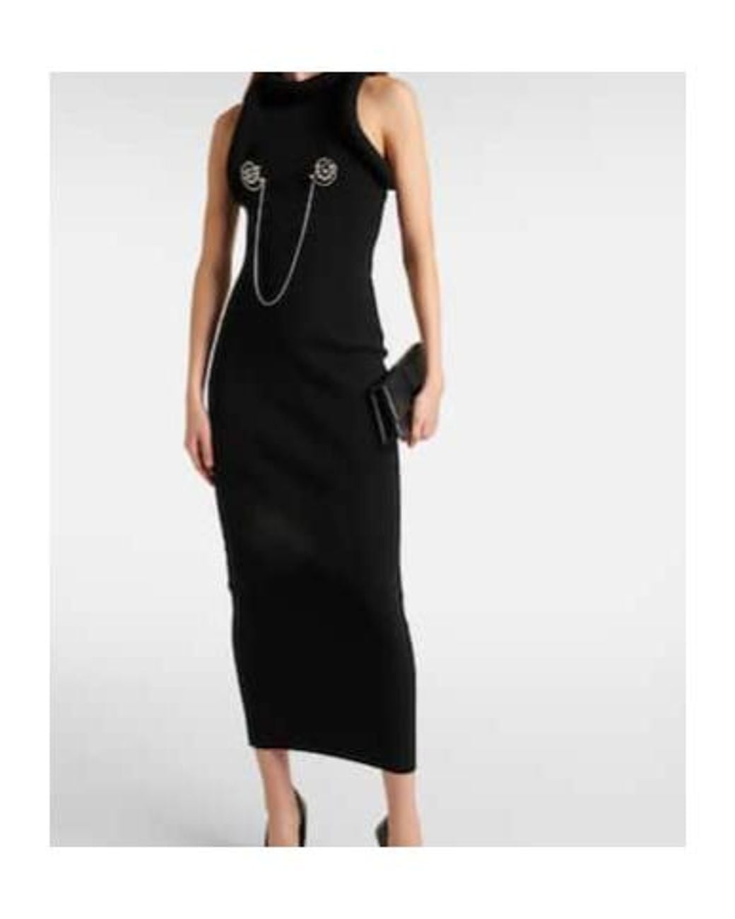 Jean Paul Gaultier Black Sleeveless Dress