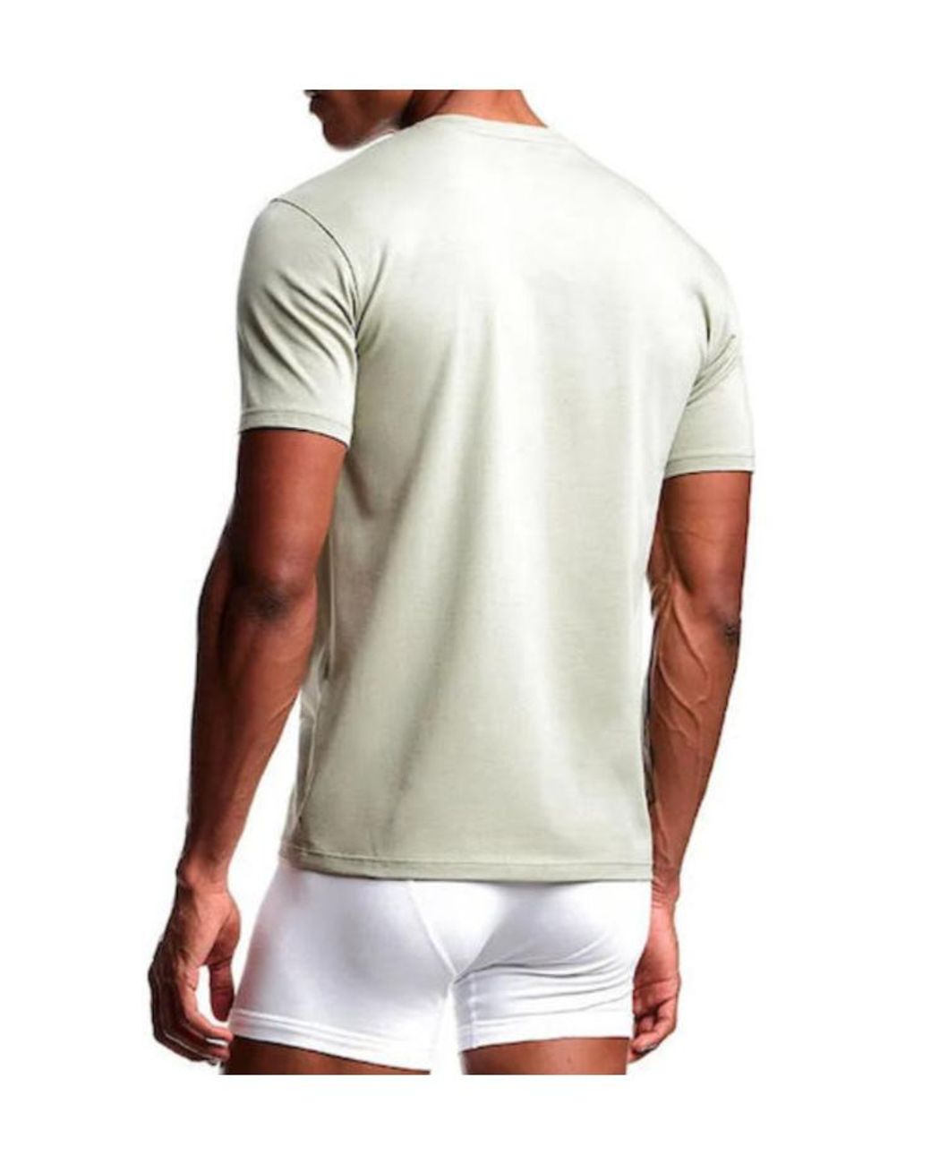 Emporio Armani Gray Short-Sleeved T-Shirt for men