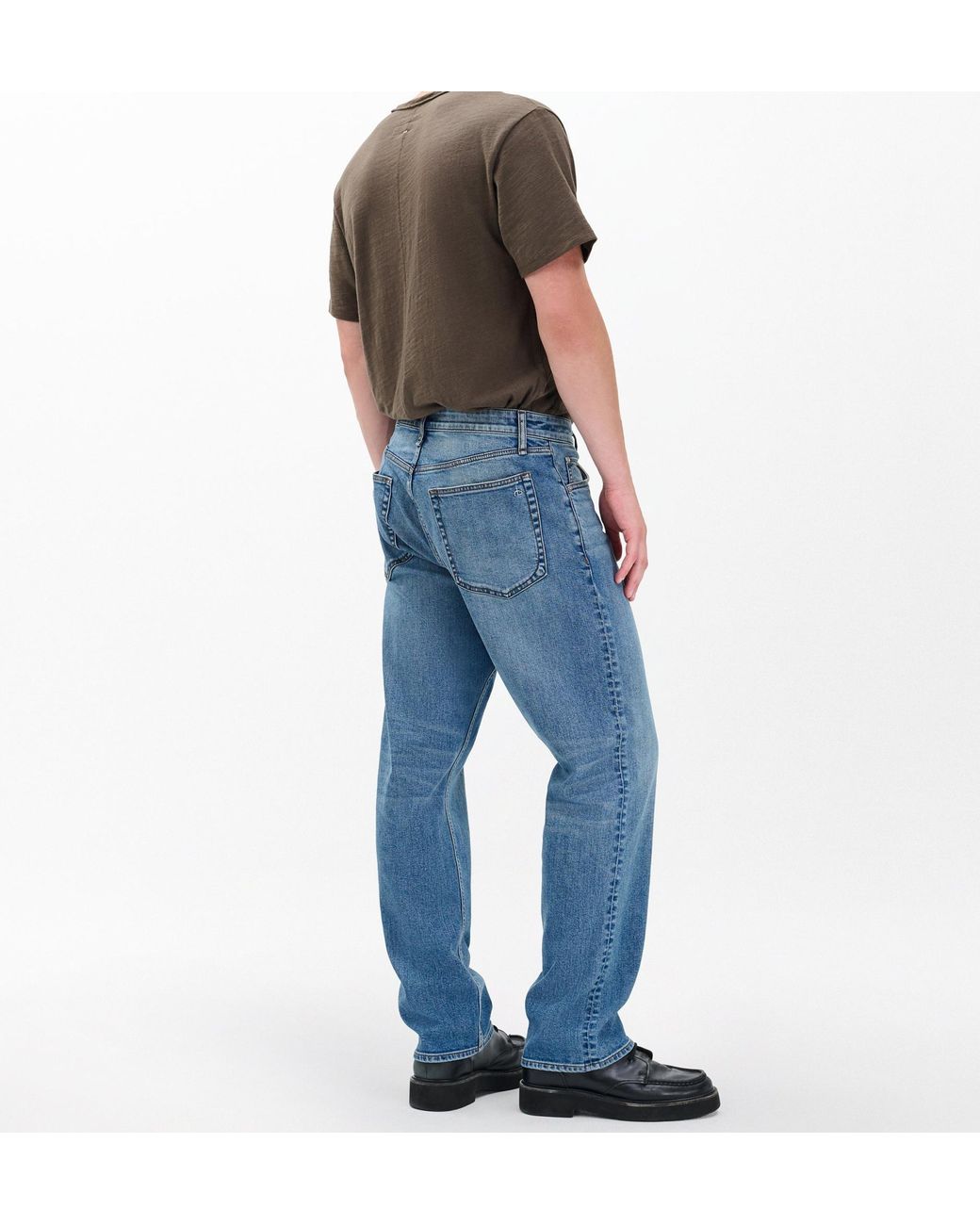 Rag & Bone Blue Belt Loop Jeans for men
