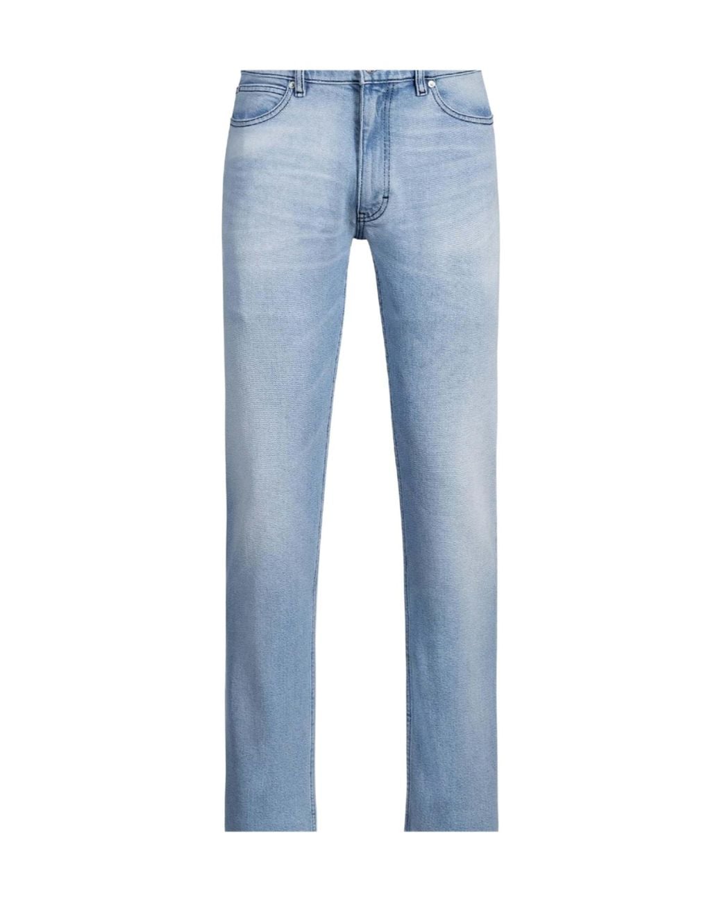 Boss Blue Solidcolor Jeans for men