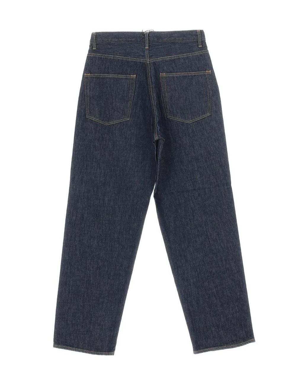 Auralee Blue Straight-Leg Cut Jeans for men