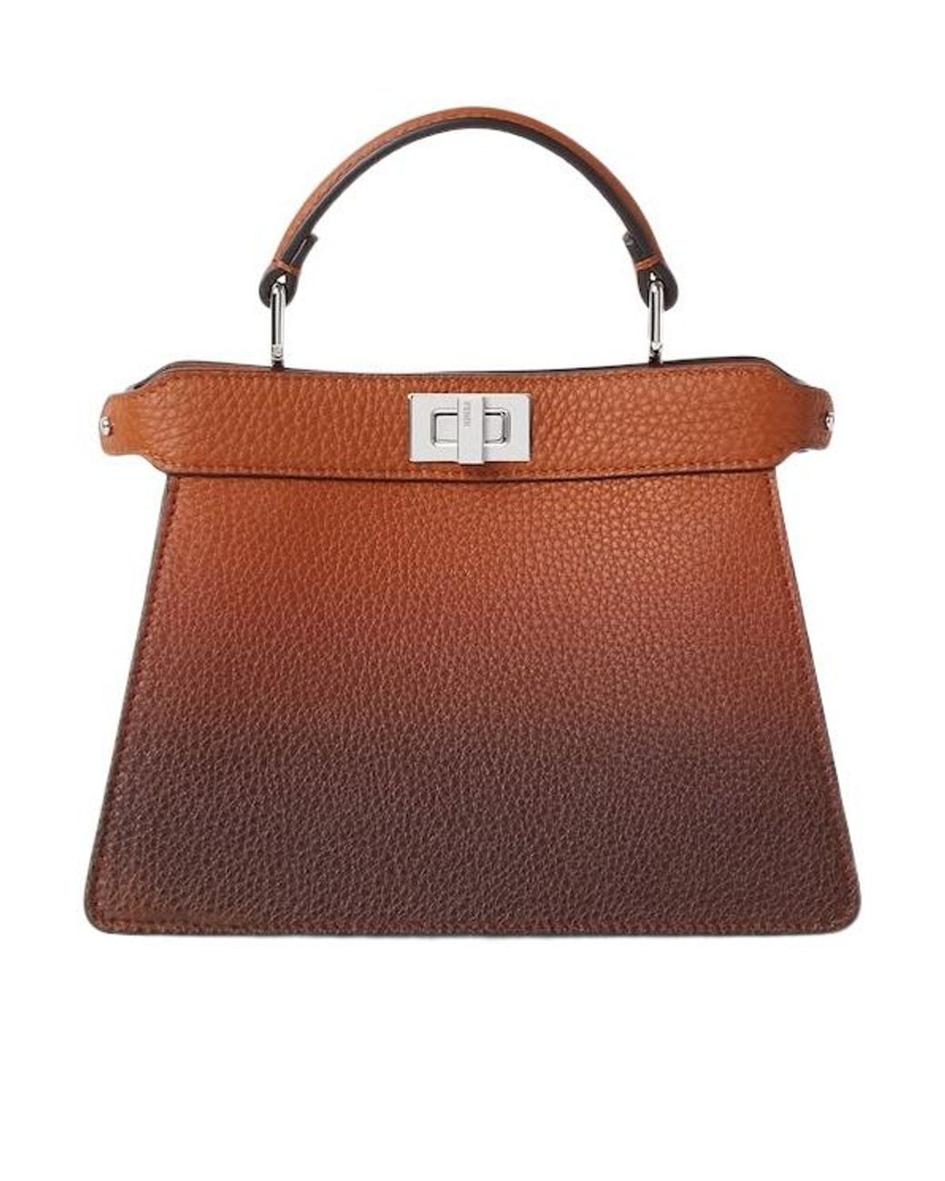 Fendi Brown Gradient Leather Bag