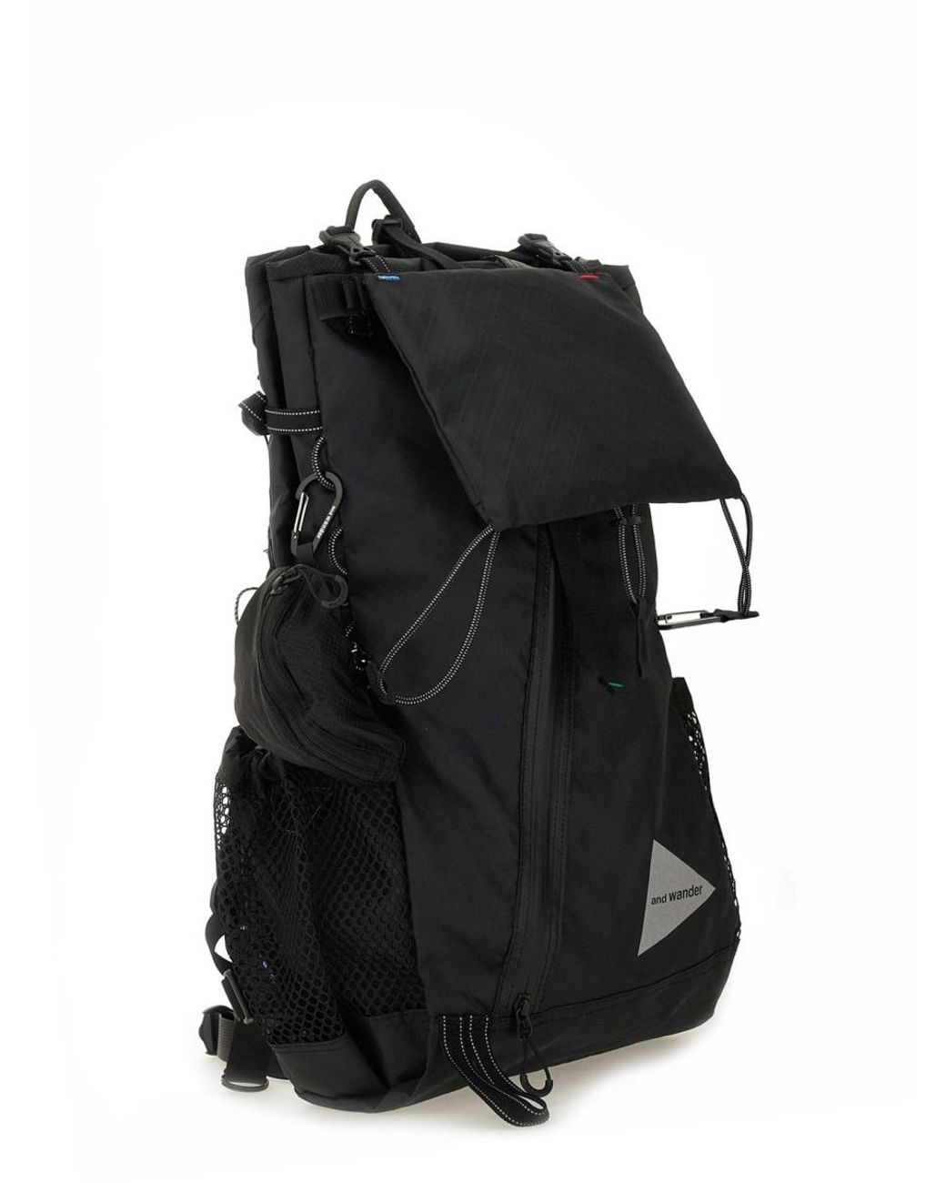 And Wander Black 102 Ecopak Logo Printed 30L Backpack for men