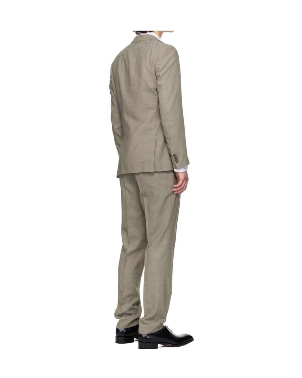 Boss Gray Two-Piece Tailored Suit for men