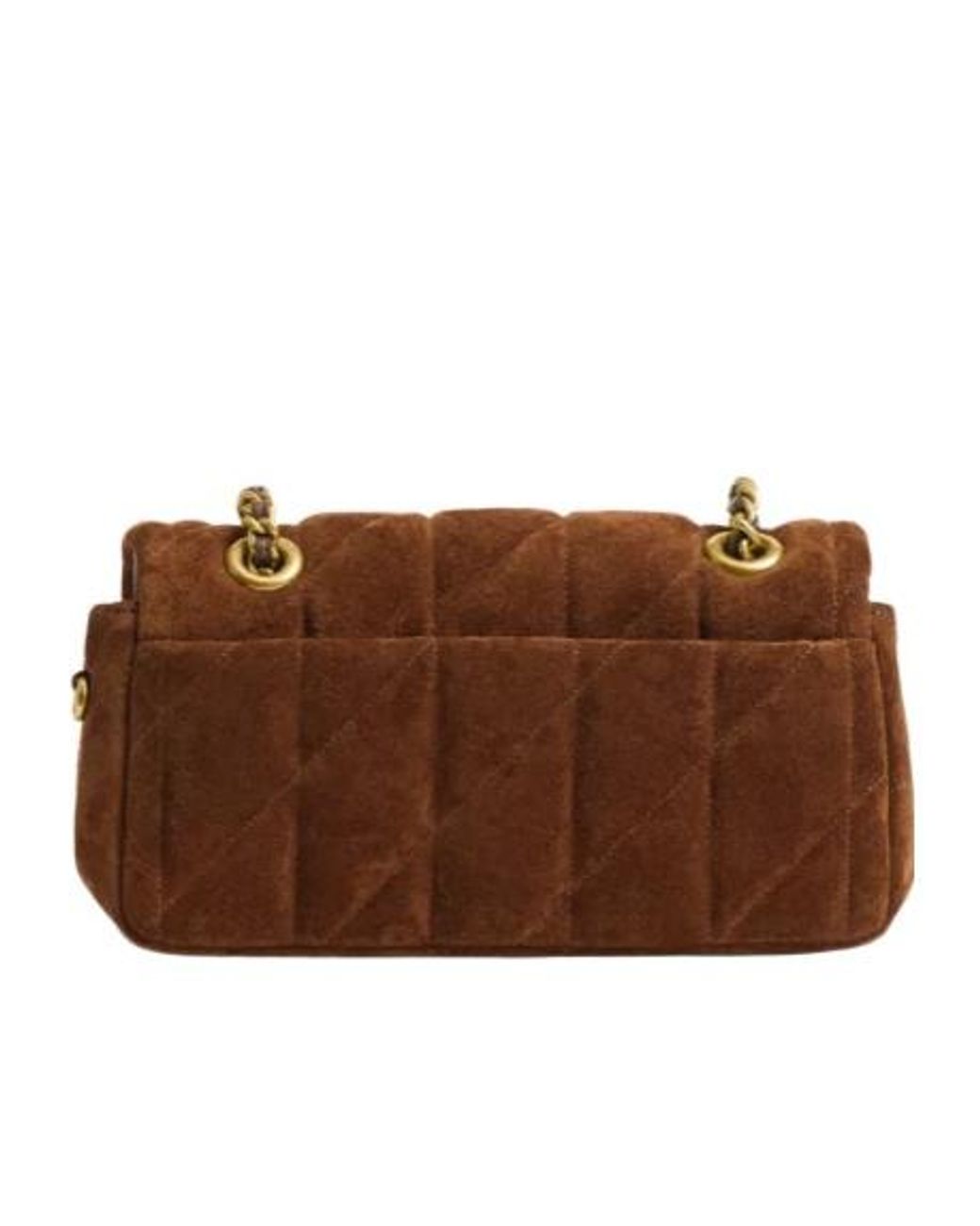 COACH Brown Tabby 20 Quilted Shoulder Bag