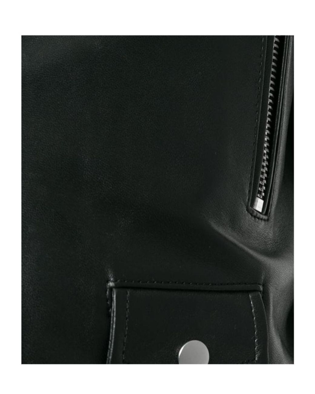 Saint Laurent Black Motorcycle Leather Jacket