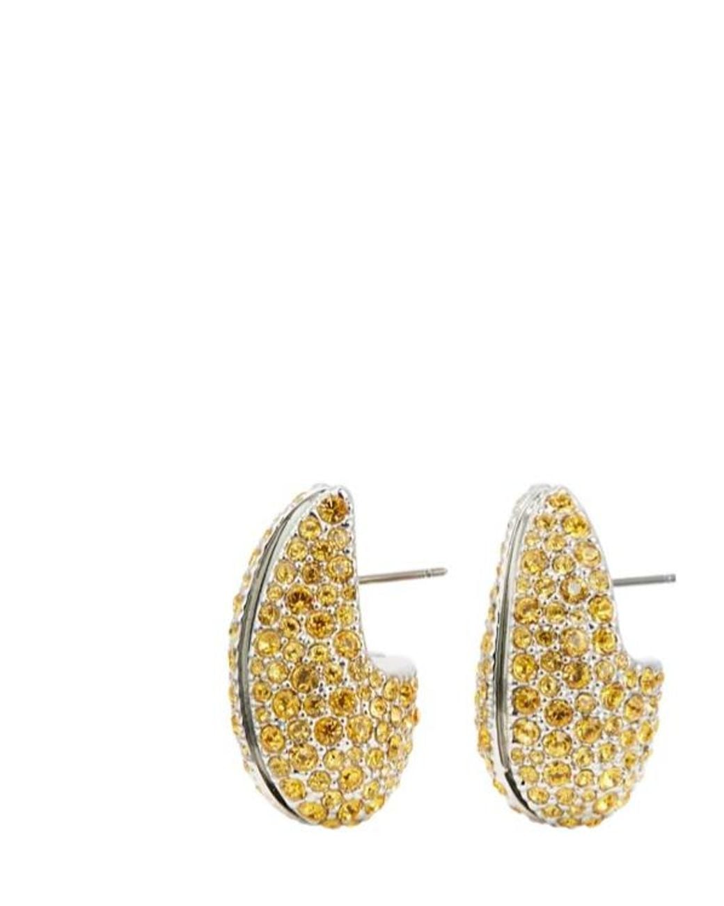 Tory Burch Metallic Crystal-Embellished Earrings