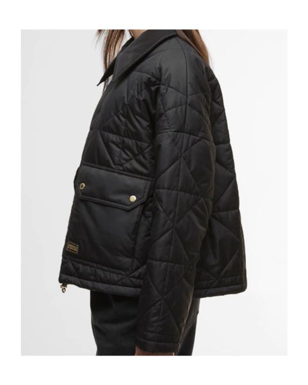Barbour Black Long-Sleeved Casual Jacket