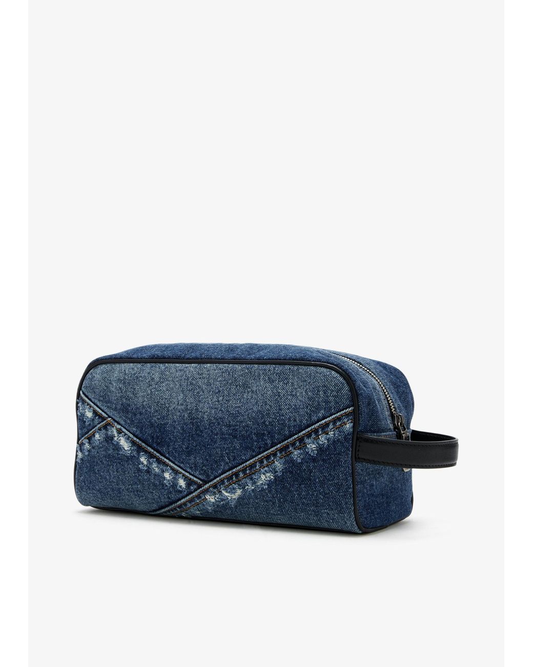 Dolce & Gabbana Blue Zip-Around Make Up Bag for men