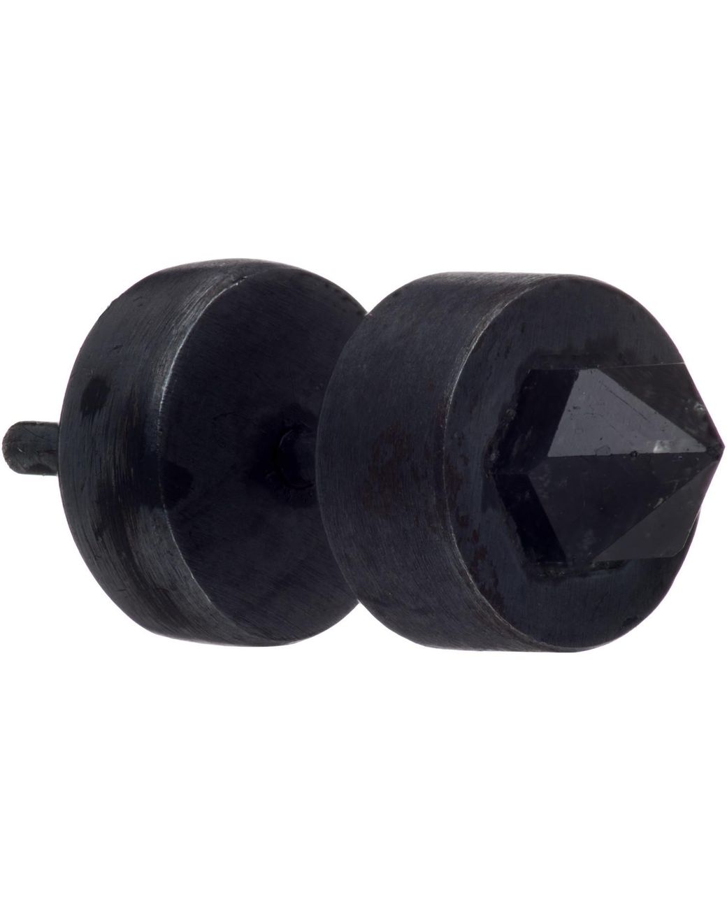 Parts Of 4 Blue Single Herkimer Spike Ear Stud for men