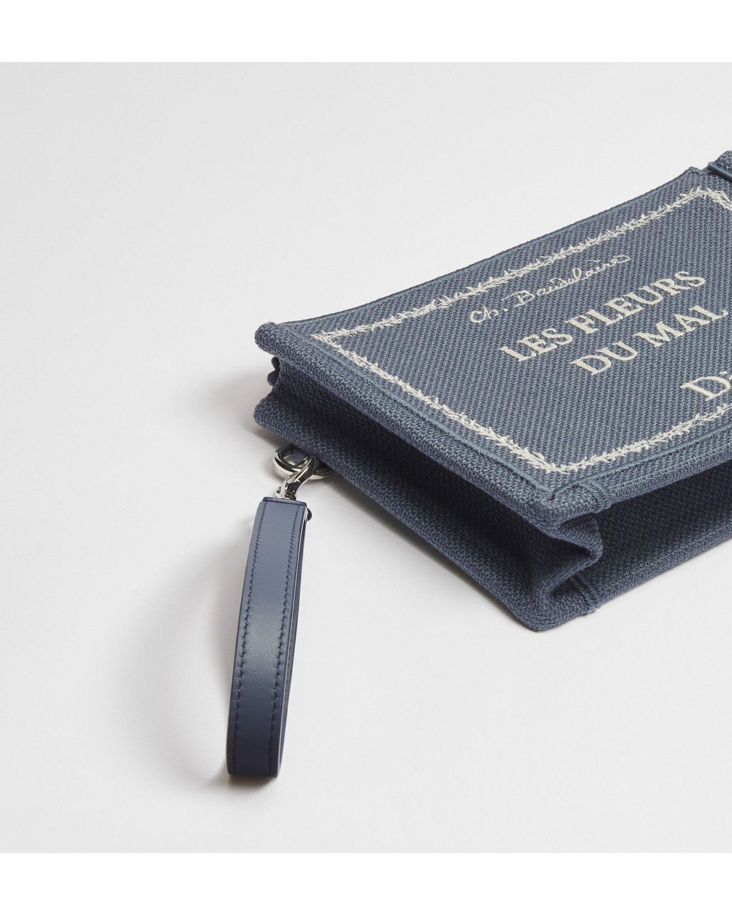 Dior Blue A5 Triangle Pouch for men
