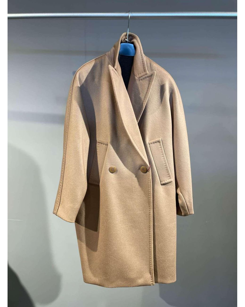 Max Mara Brown Studio Double Breasted Coat