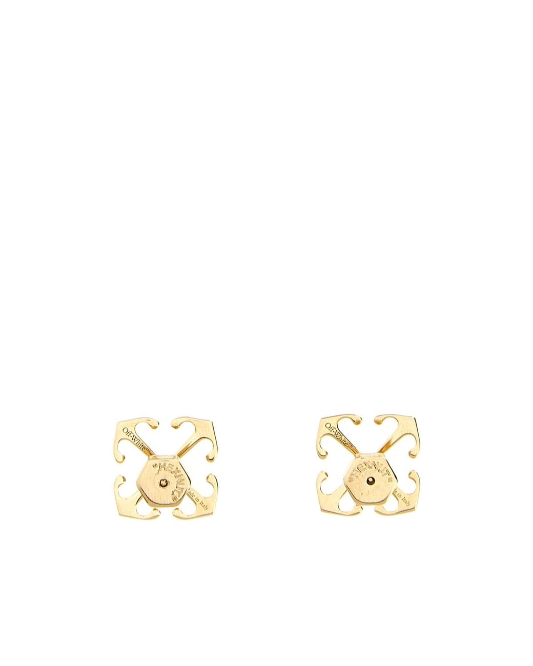 Off-White c/o Virgil Abloh Metallic Mini Arrow Earrings