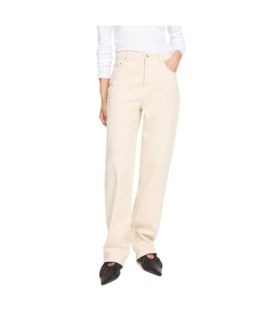 By Malene Birger Natural Chicago Straight-Leg Jeans