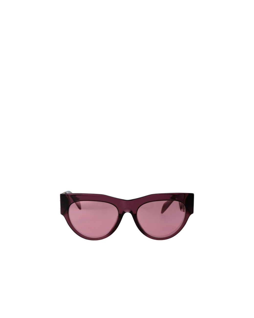 Versace Purple Eyewear Round Frame Sunglasses for men