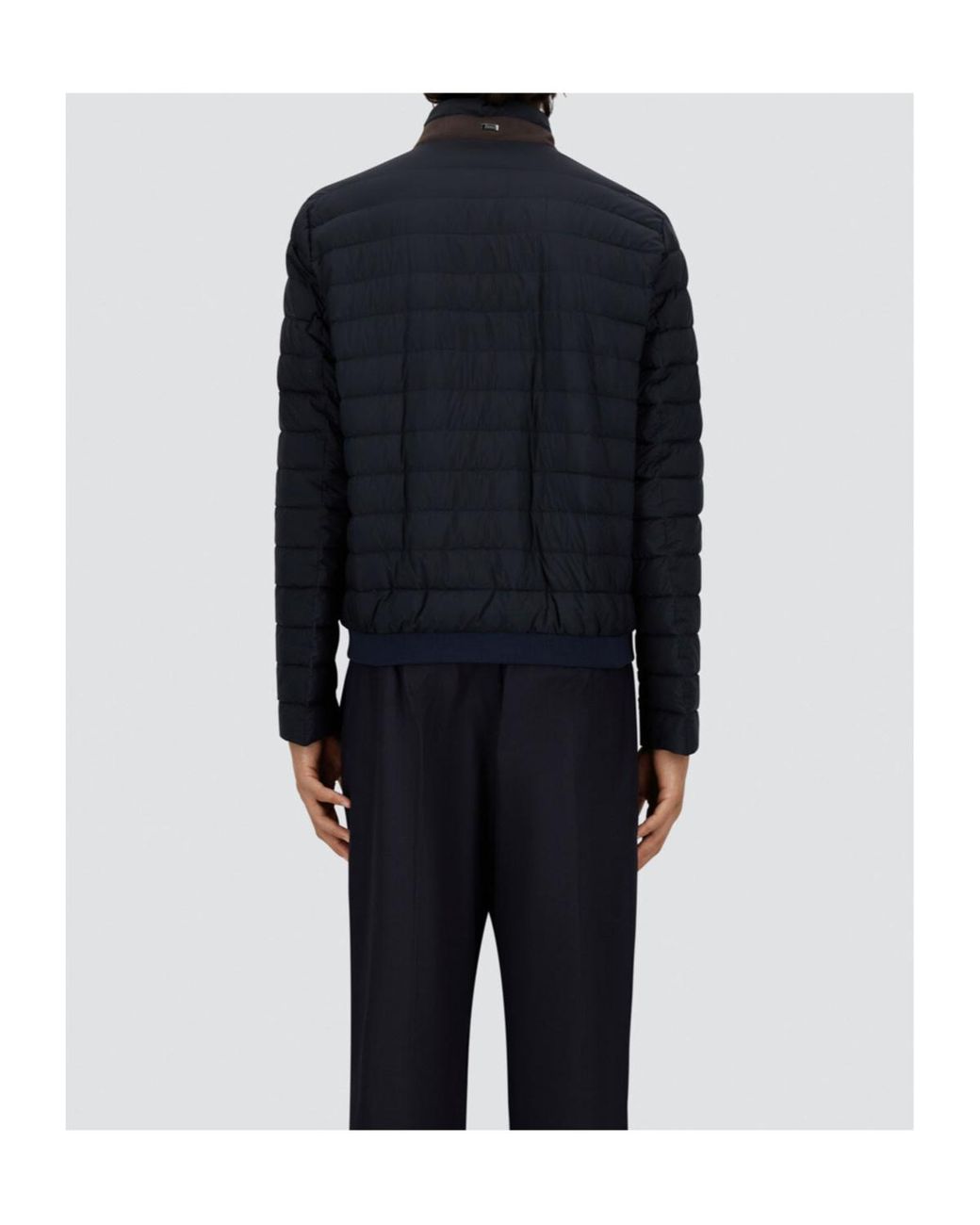 Herno Blue キルティング ジャケット for men