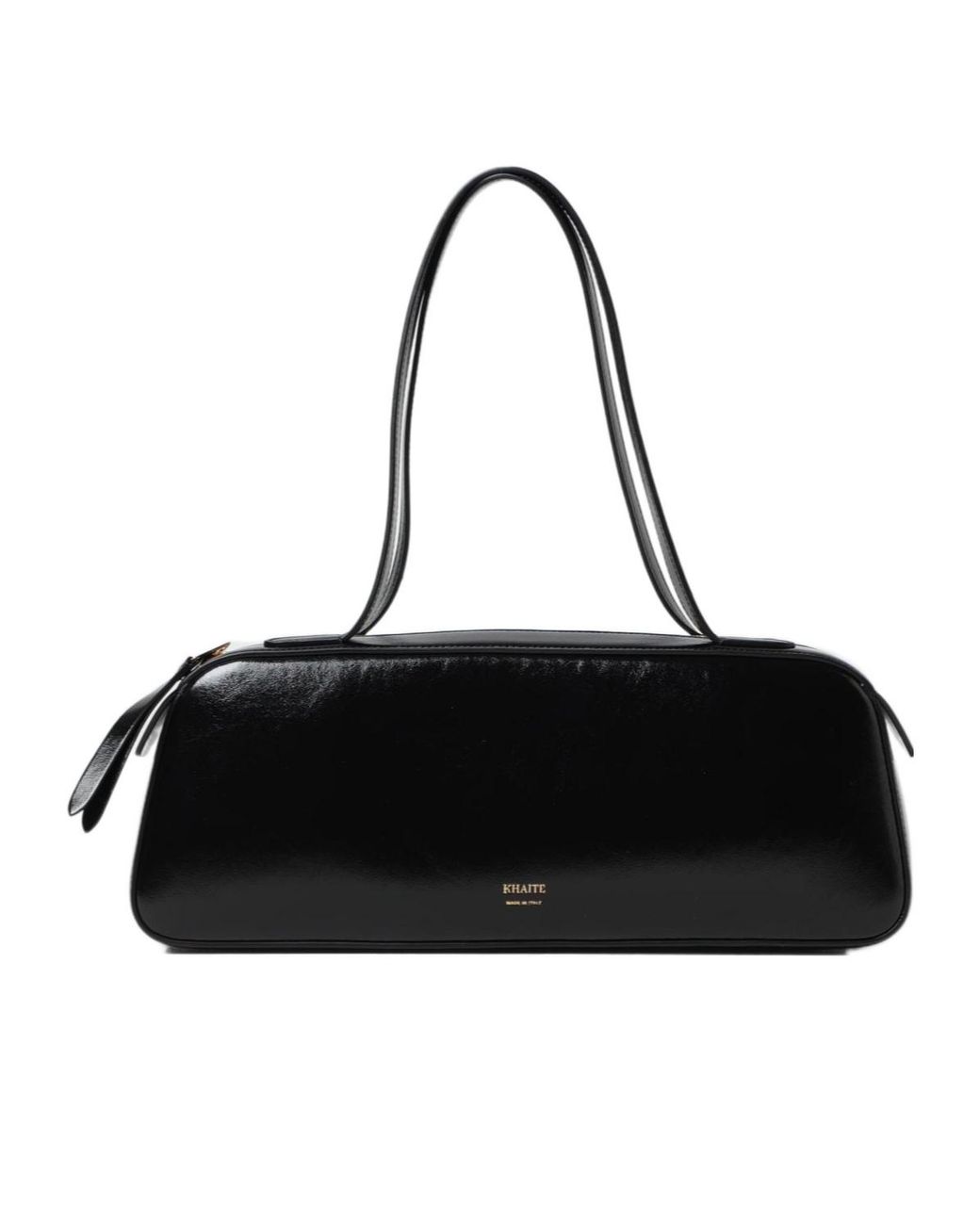 Khaite Black Simona Zipped Shoulder Bag