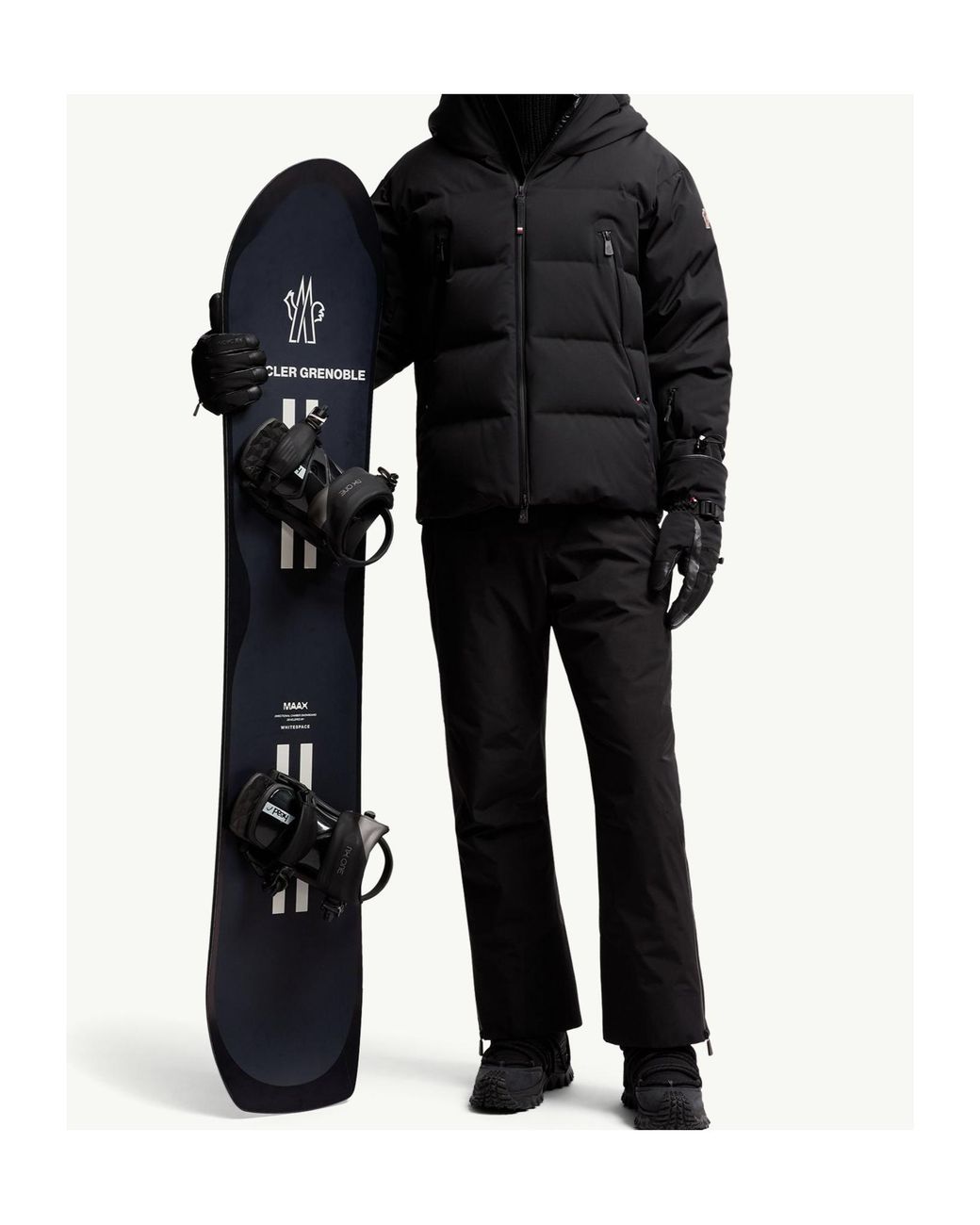 Moncler Black Grenoble Fellberg Hooded Insulated Ski Jacket for men