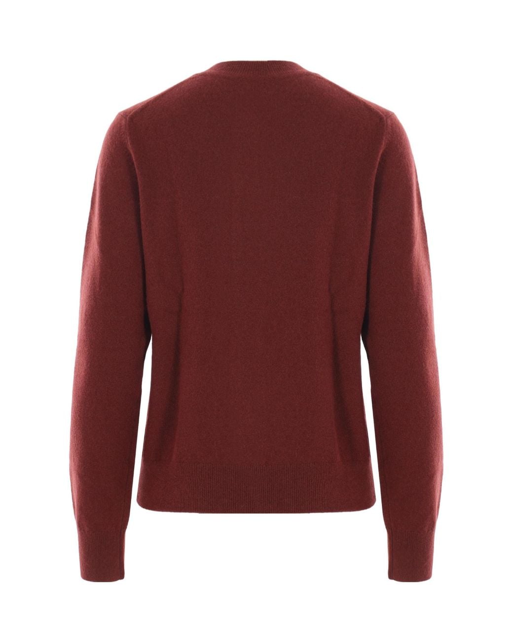 Burberry Brown Cashmere Ekd-Embroidered Cardigan
