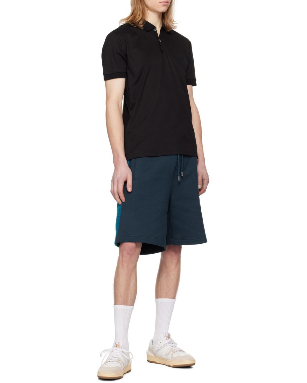 Lanvin White Clay Low-Top Sneakers for men
