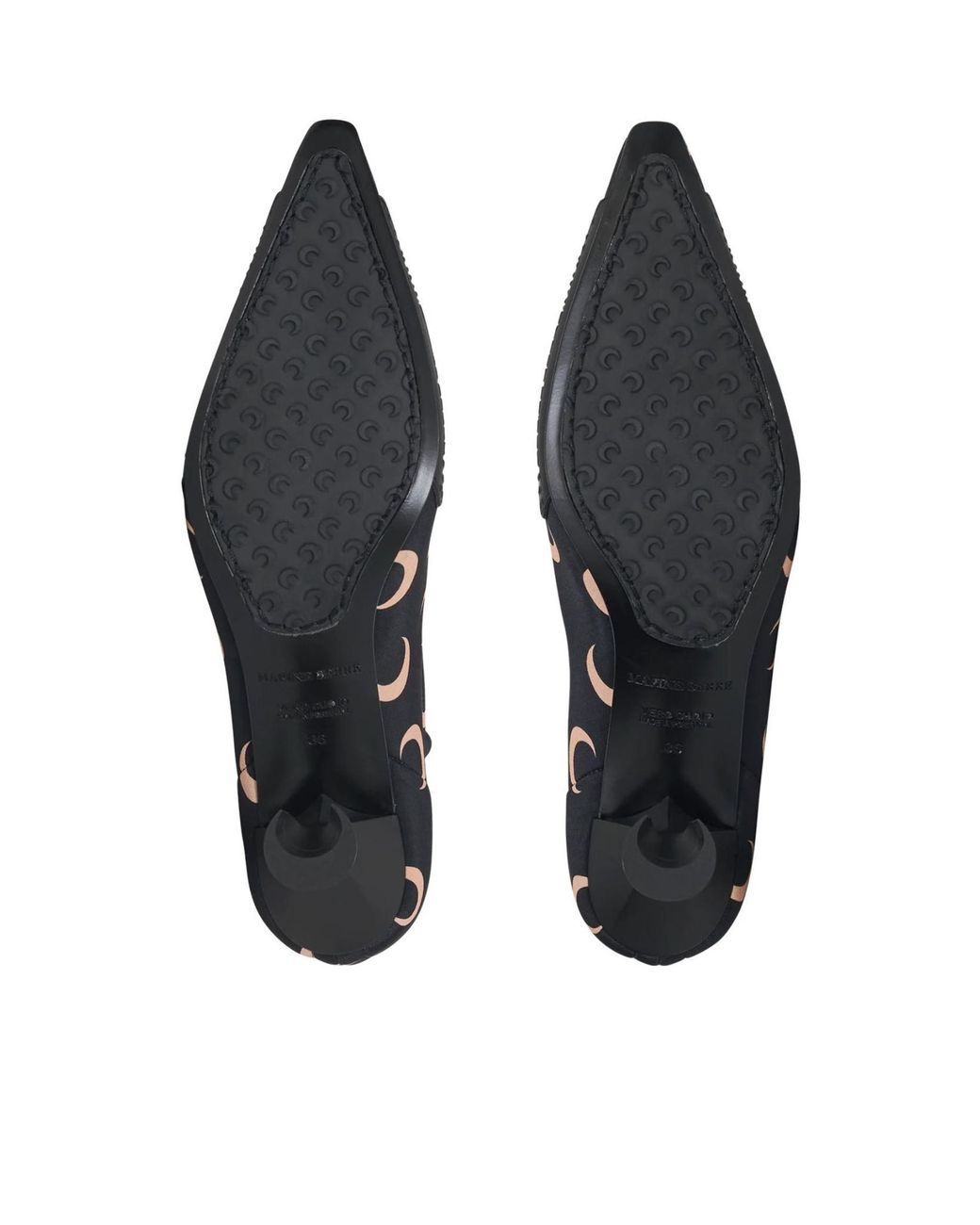 MARINE SERRE Black Moon Sock Boots