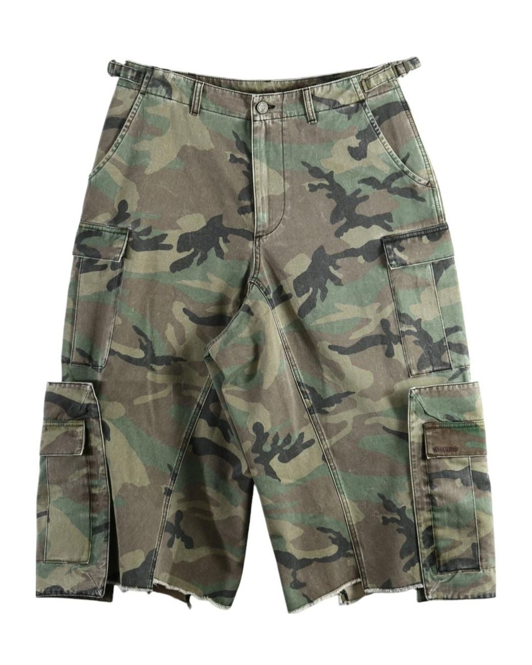 Vetements Gray Camouflage Cargo Pants for men