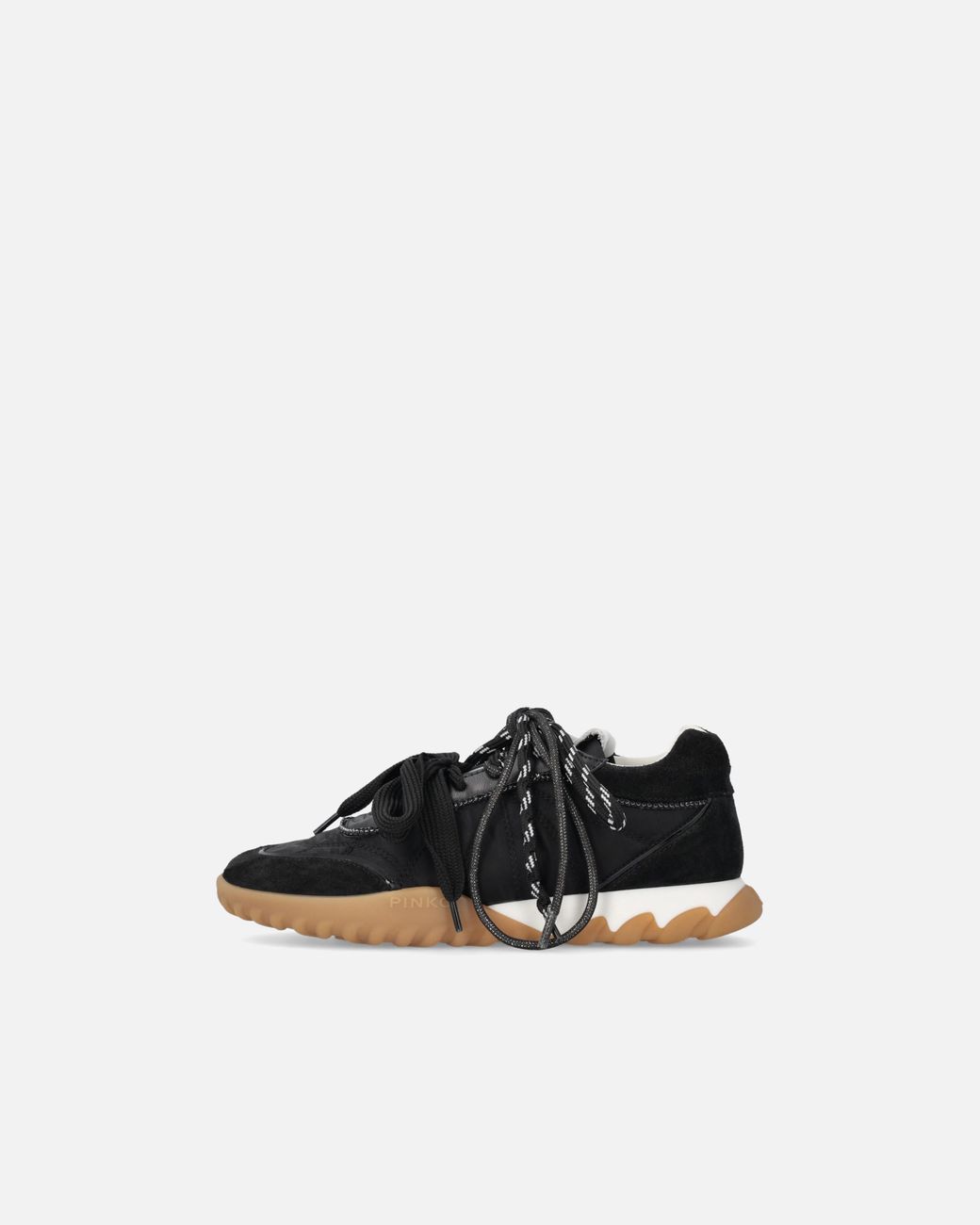 Pinko Black Sneakers With Double Laces