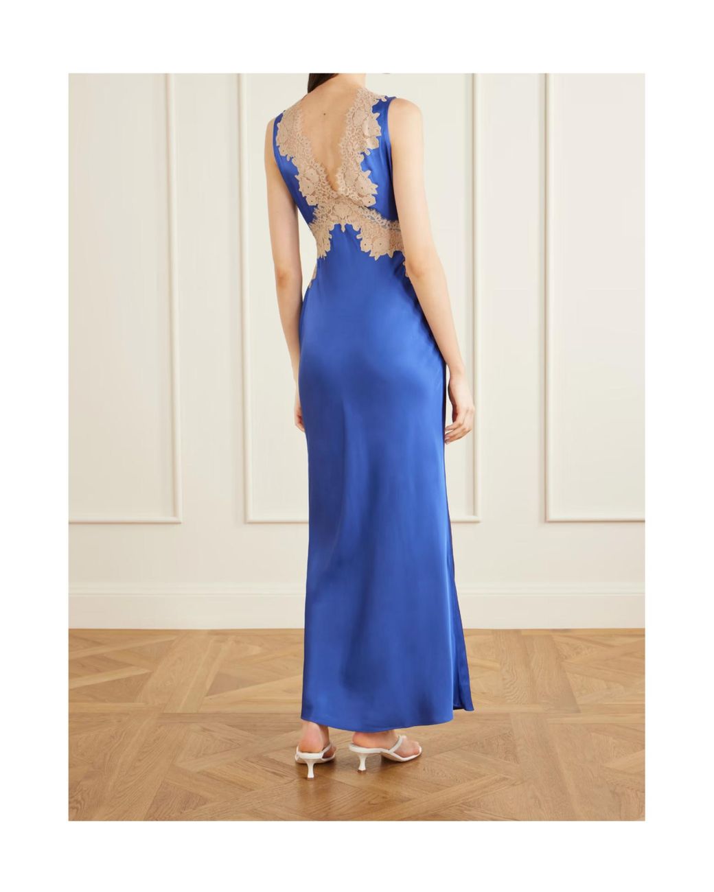 Rixo Blue Sleeveless Dress