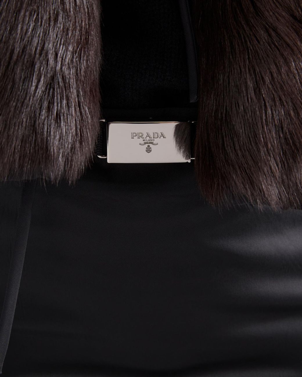 Prada Black Re-Nylon Pencil Skirt