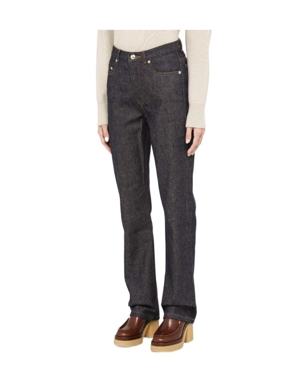 A.P.C. Gray Standard Jeans