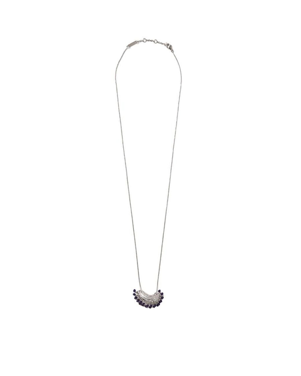 Bottega Veneta White Crystal Necklace