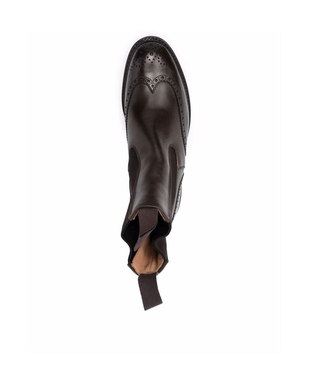 Tricker's Brown Detailed Chelsea Boots for men