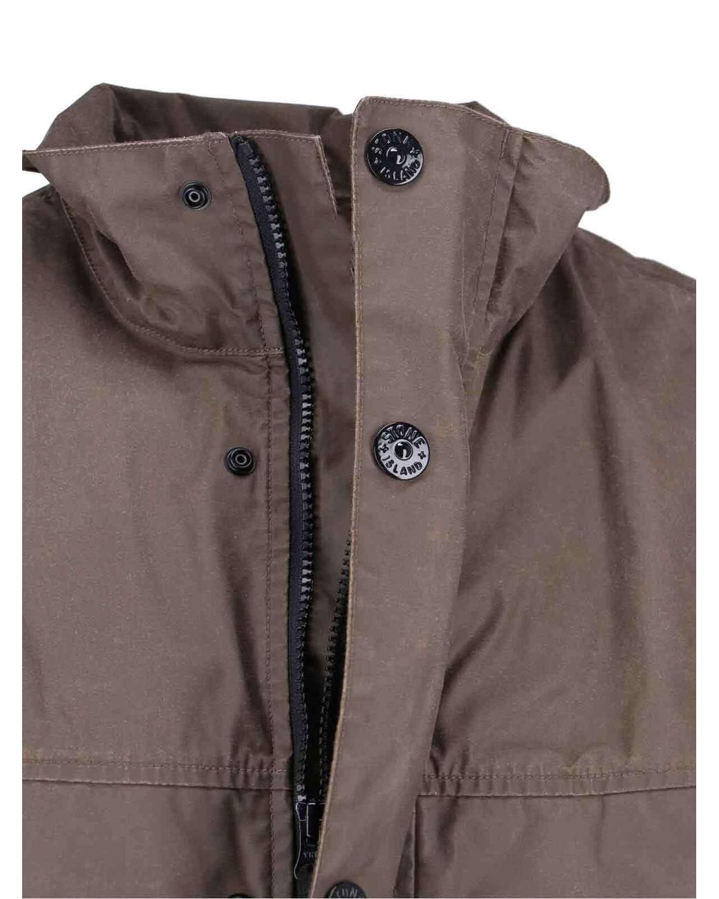 Stone Island Brown Field Jacket for men