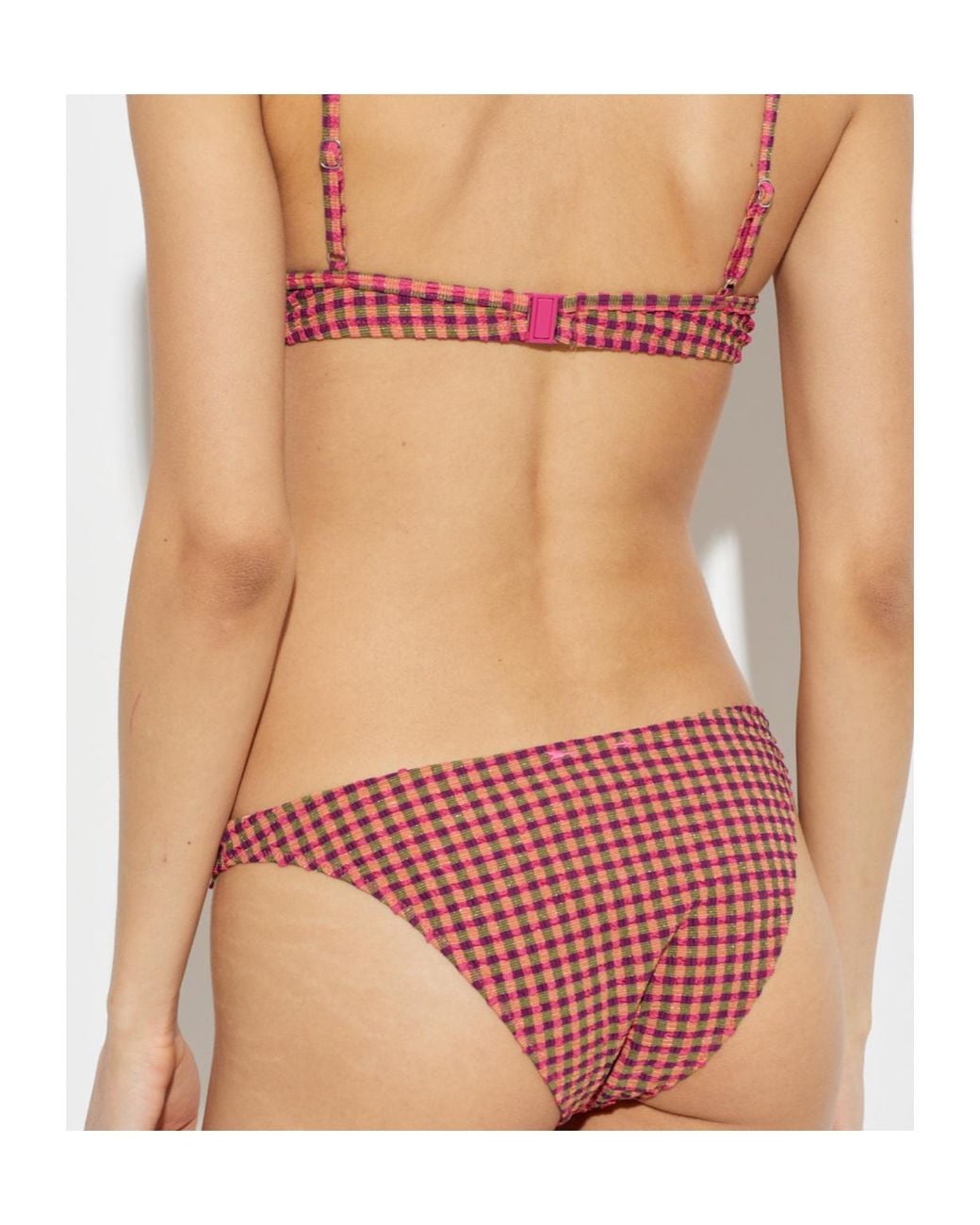 The Upside Red Aliki Bikini Top Beachwear