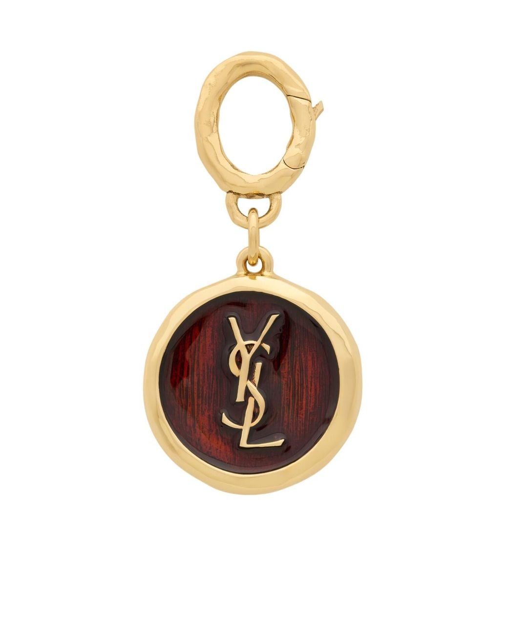 Saint Laurent Metallic Cassandre Charm