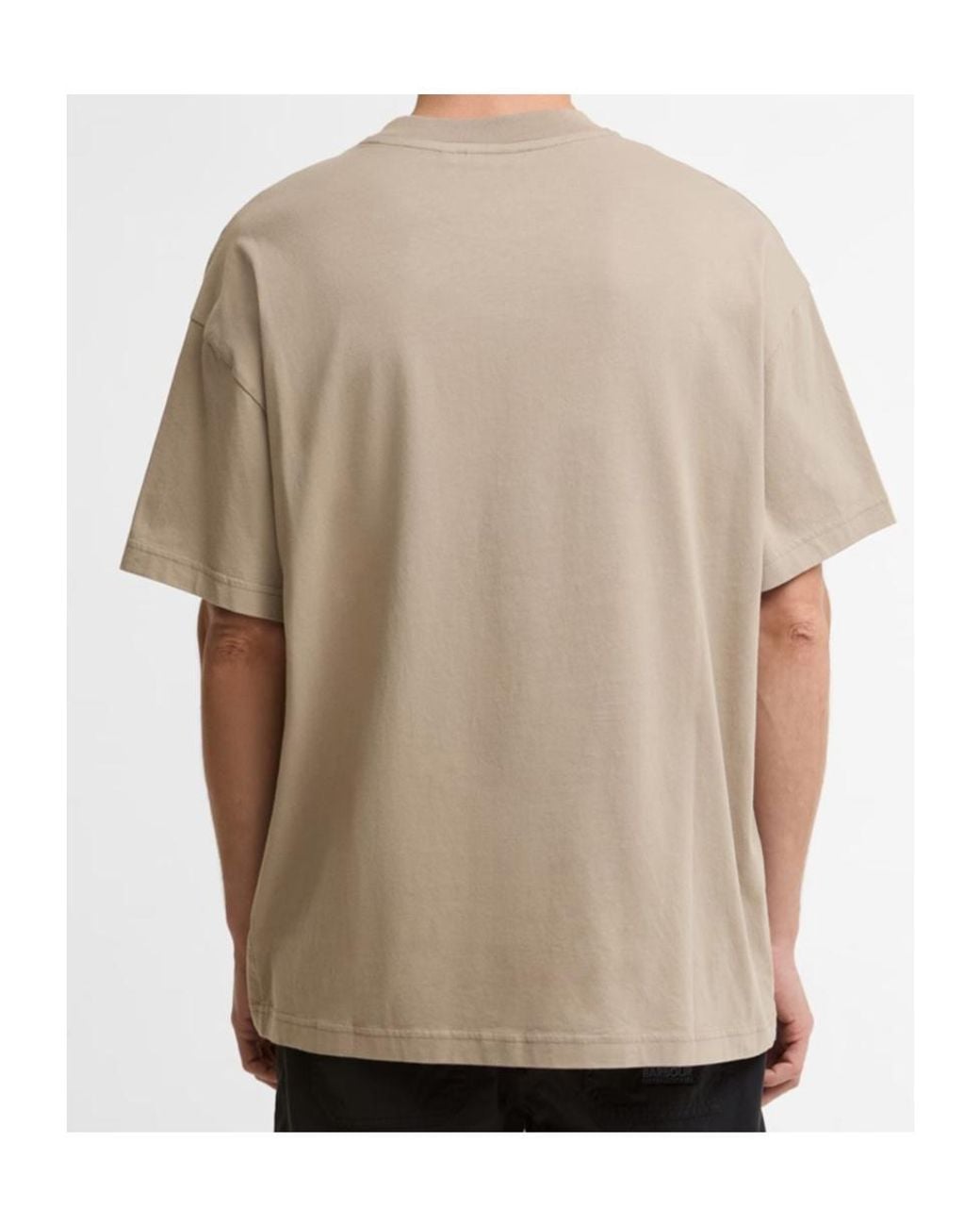 Barbour Natural Logo Short-Sleeved T-Shirt for men