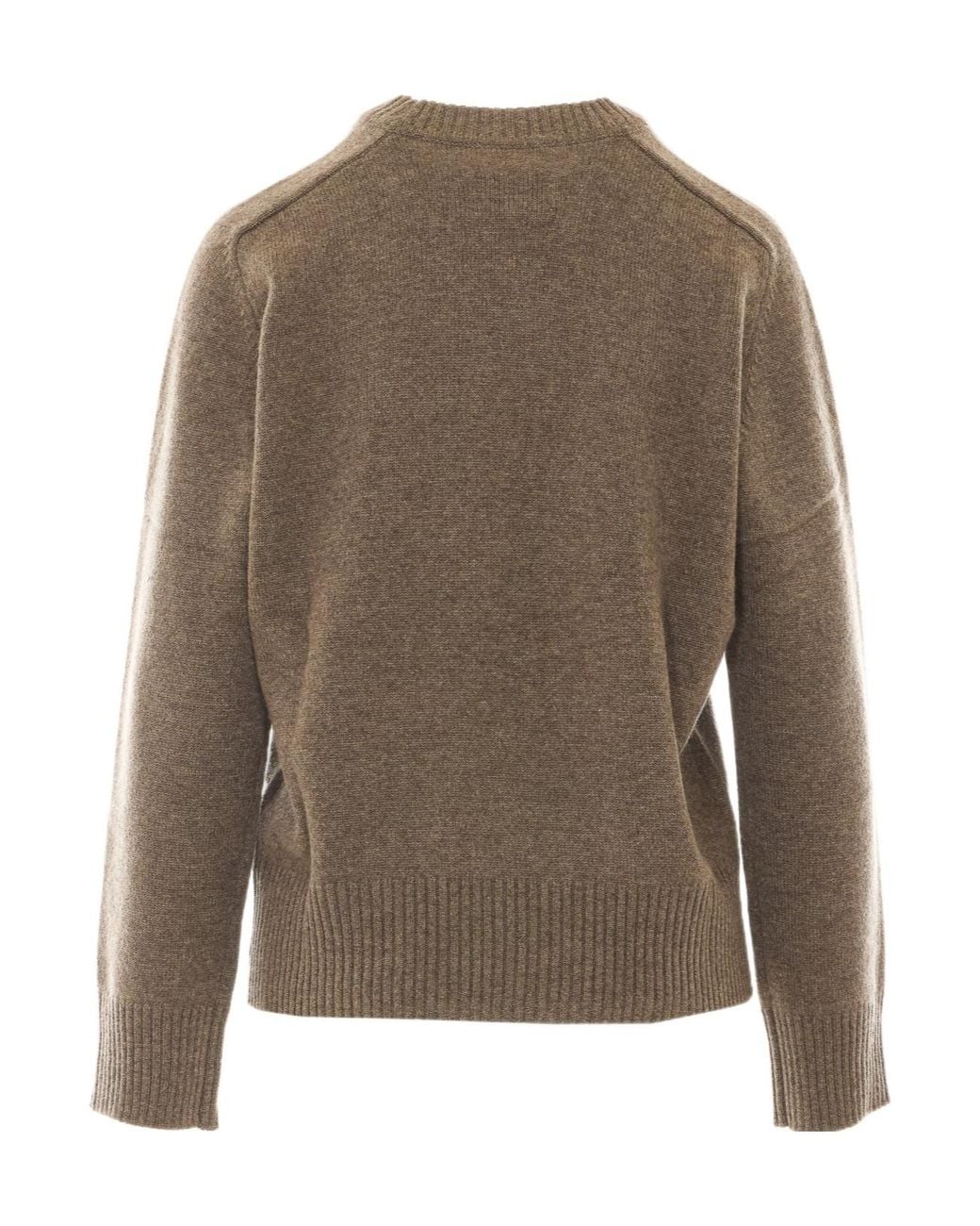 Loulou de Saison Brown Baltra Crewneck Knitted Jumper