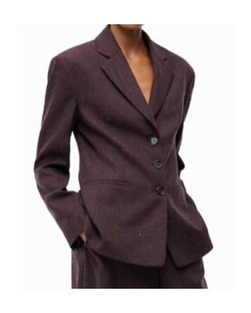 Pinko Purple Single-Breasted Blazer