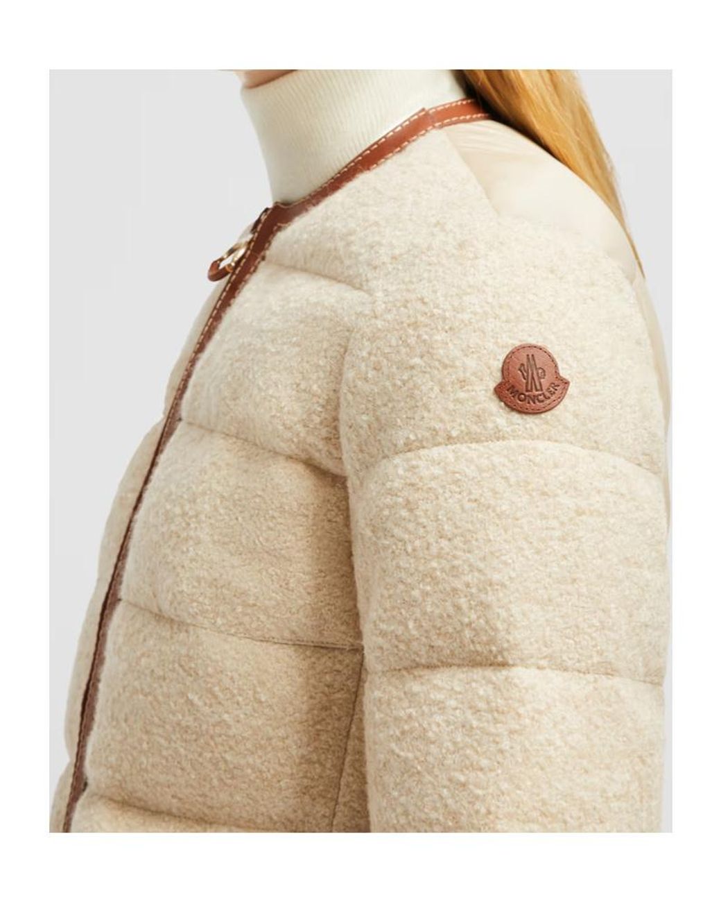 Moncler Natural Serinde Short Down Jacket